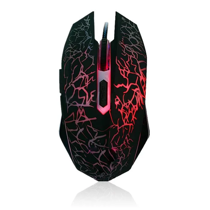 

4000 DPI 6 Buttons Crack Aggravated Gaming Mouse Professional Colorful Backlight Optical Wired Gaming Mouse Mice Gaming Mouse