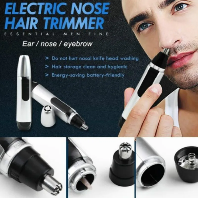 Электрический триммер для бритья волос в носу безопасный уход за лицом бритва
