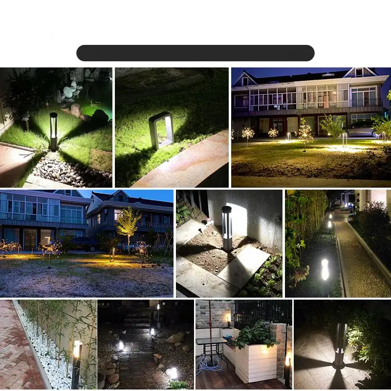 Открытый светильник ing Bahce Aydinlatma Tuin Verlichting Lampy Ogrodowe Decoracion Jardin внешний светодиодный
