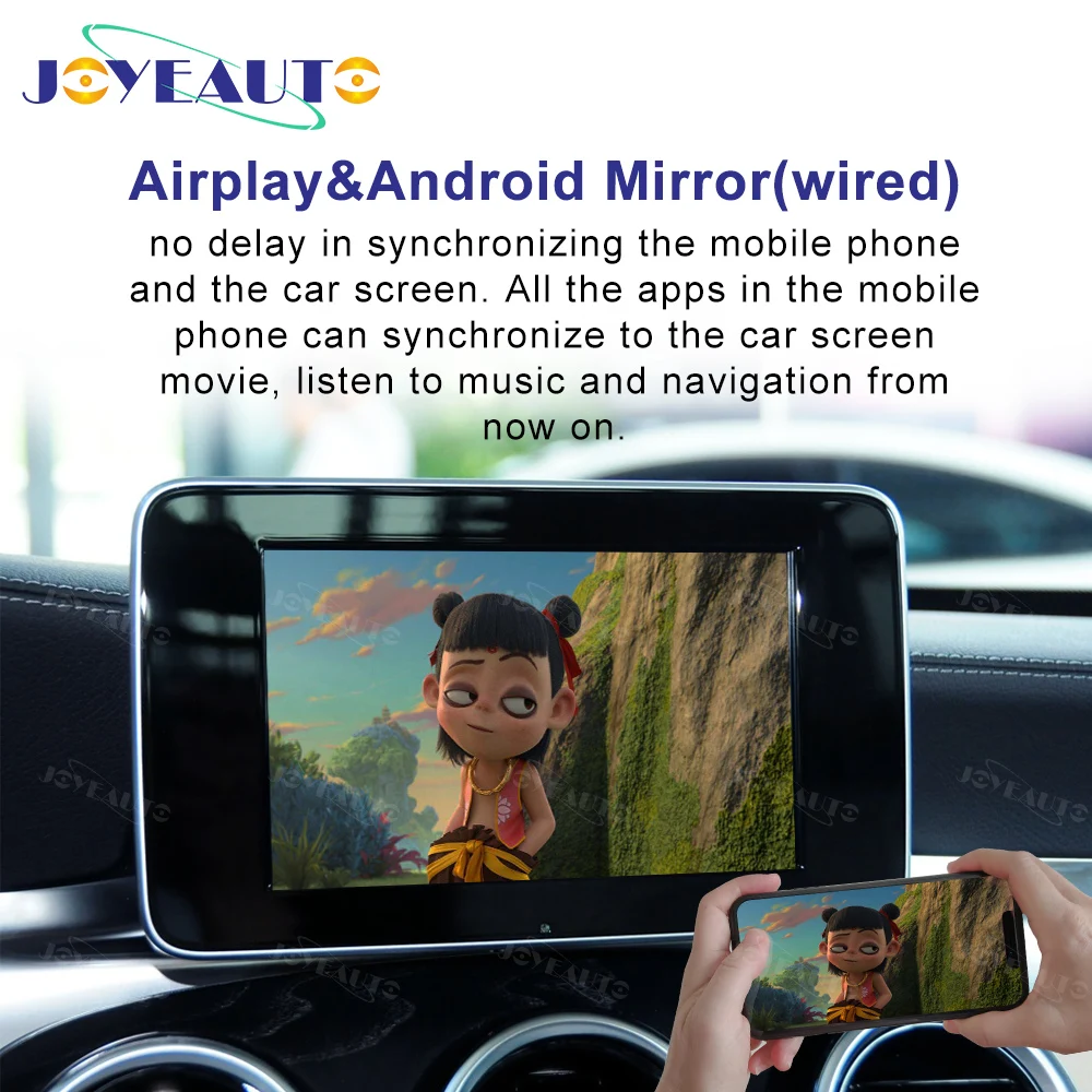JoyeAuto беспроводной Apple Carplay для Mercedes Benz A B C S GLK GLA ML SLK GLC Class 2015 2017 Android автомобильный