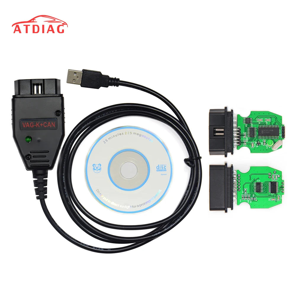 VAG K CAN Commander 1 4 + FTDI PIC18F25K80 OBD2 OBD 2 Автомобильные диагностические инструменты