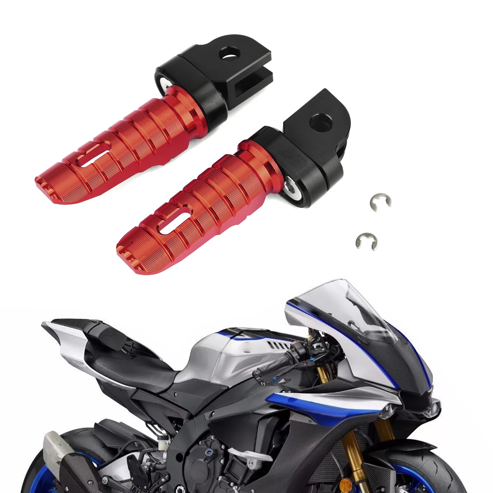 

Artudatech 5 Colors For YAMAHA FZ-07 FZ-09 FJ-09 FZ-10 XSR 700 900 FZ8 Front Footrests Foot PegMotorcycle Accessories Parts