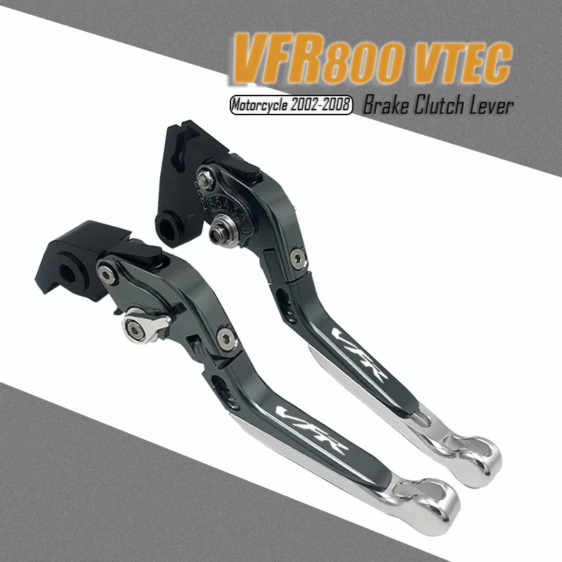 

For Honda VFR800 VTEC 2002 2003 2004 2005 2006 2007 2008 Motorcycle CNC Adjustable Folding Extendable Brake Clutch Levers