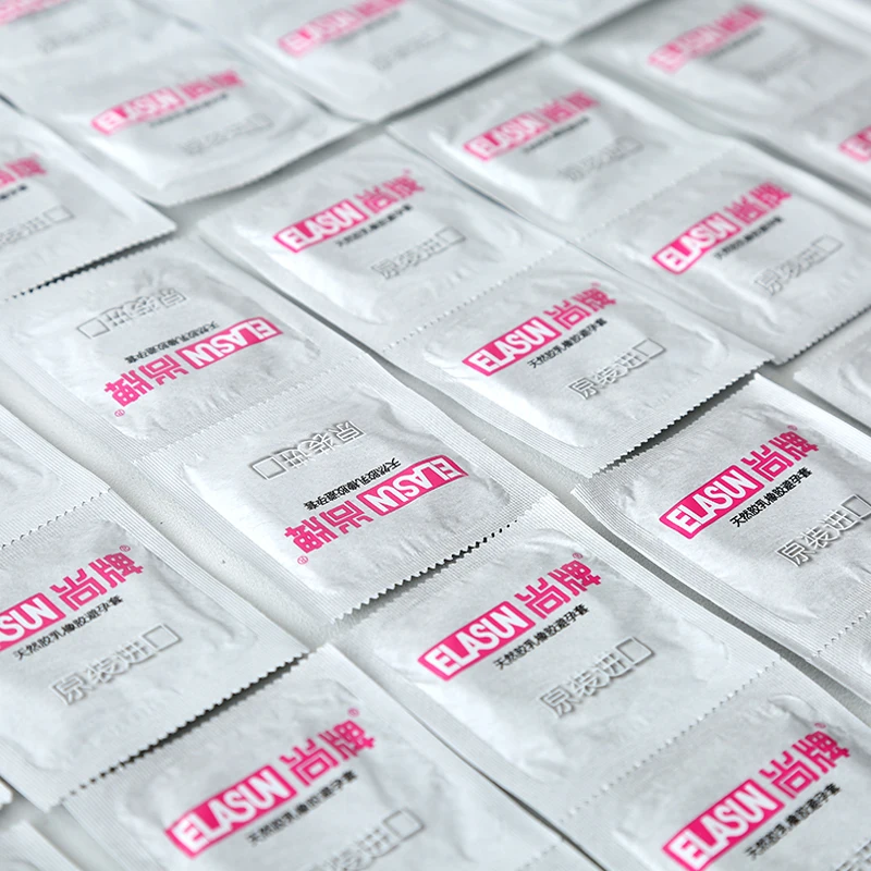 100 шт./упак. ELASUN ультратонкие презервативы противозачаточное устройство большое