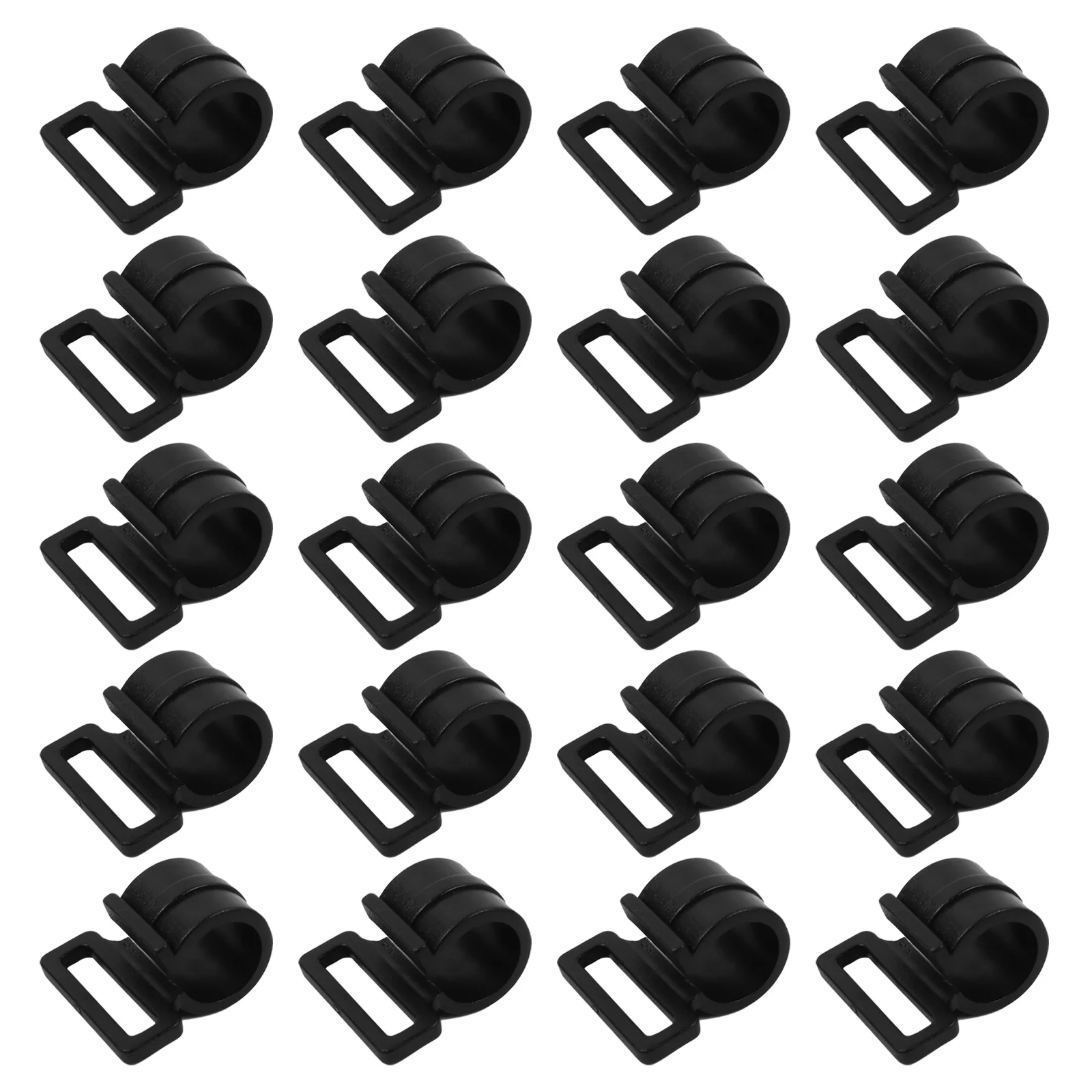 

20 Pcs Awning Clip Camping Tent Clamp Tent Suspension Hook Plastic Tarp Clip