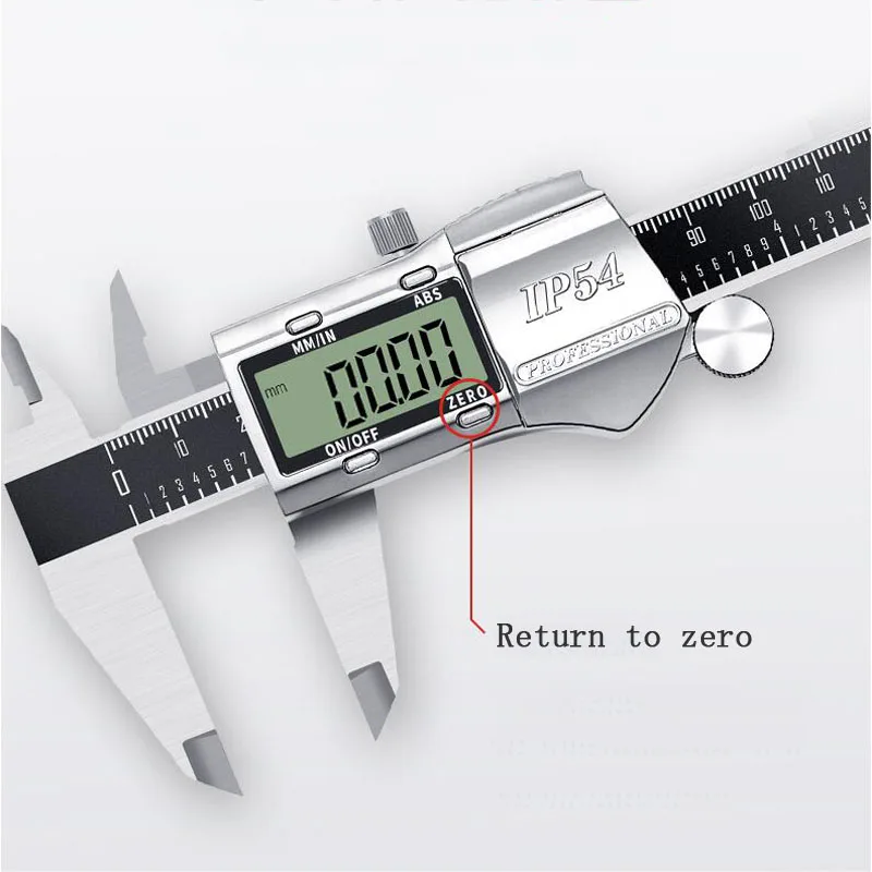 Встроенный штангенциркуль электронный цифровой дисплей водостойкий циркуль