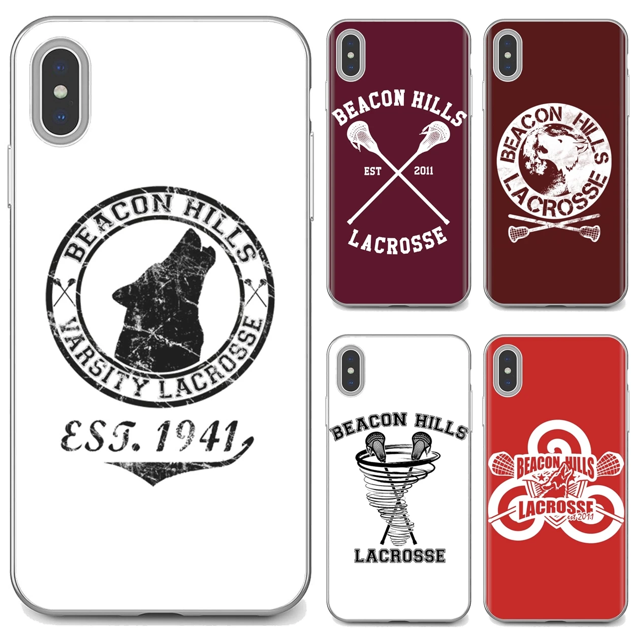 Мягкий чехол TeenWolf Beacon Hills Teen Wolf для iPhone iPod Touch 11 12 Pro 4 4S 5 5S SE 5C 6 6S 7 8 X XR XS Plus Max