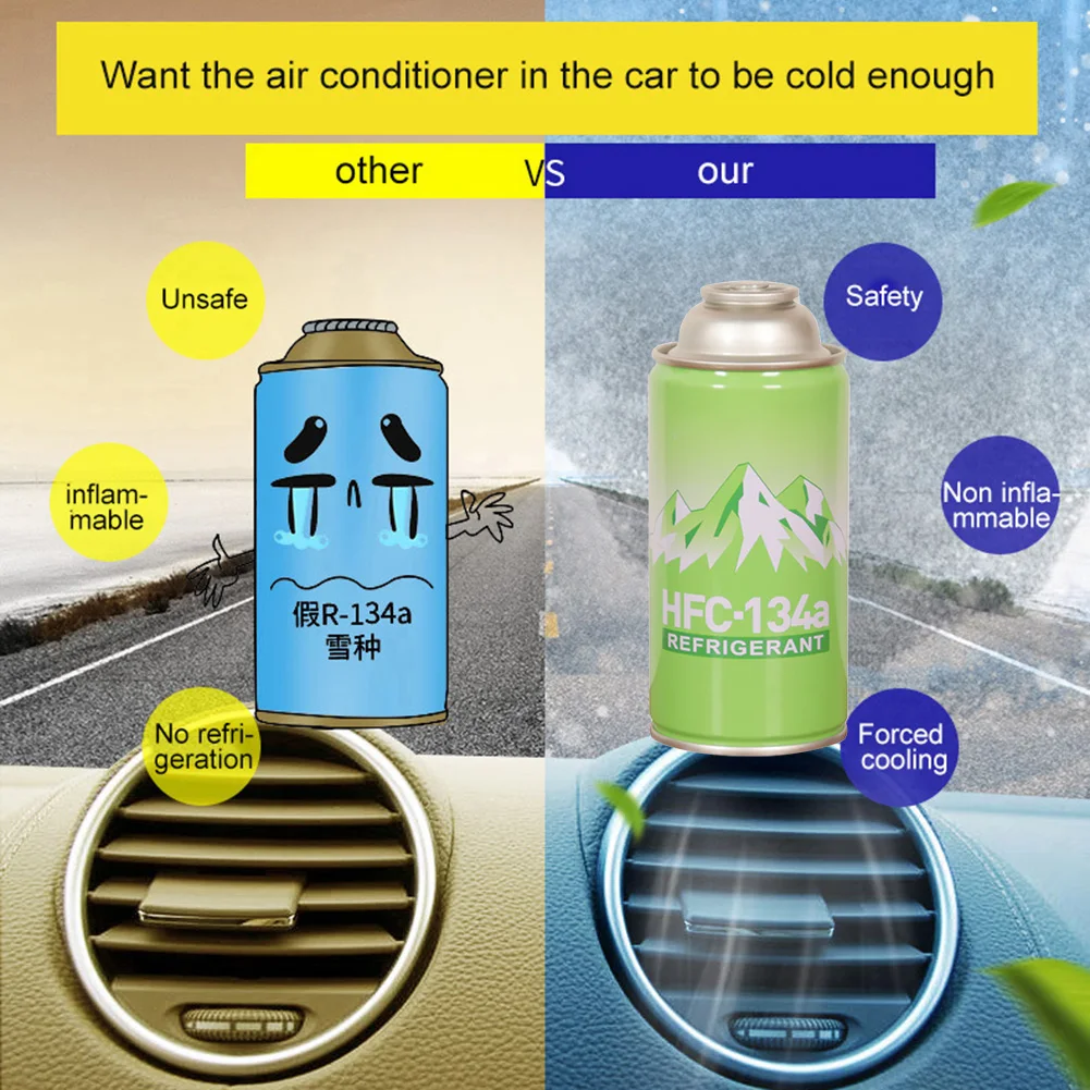 

Automobile High-purity Environmentally Friendly Refrigerant Supplement Pure R134a Automobile Air-conditioning Refrigerant
