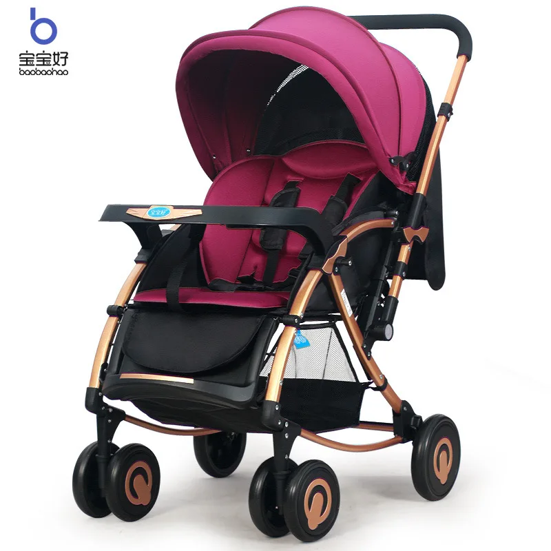 Lightweight Baby Stroller Folding Carriage Buggy Pushchair Pram Infant Strollers Baby  Car Seat Stroller