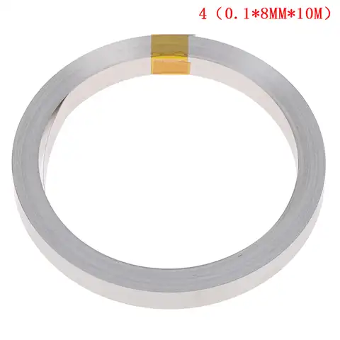 Nickel tape 10 m 8 mm x 0.1 mm for spot welding of lithium batteries 18650 26650