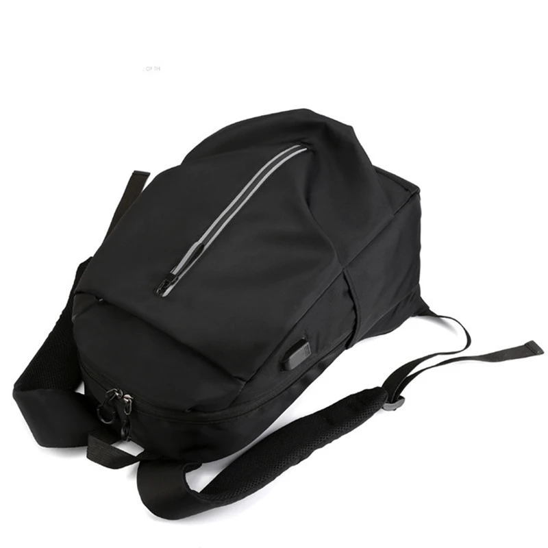 

Fashion Casual Backpack Male 15.5 Inch Large Capacity Computer Bag Trendy Charging Student School Bag Nylon Bag