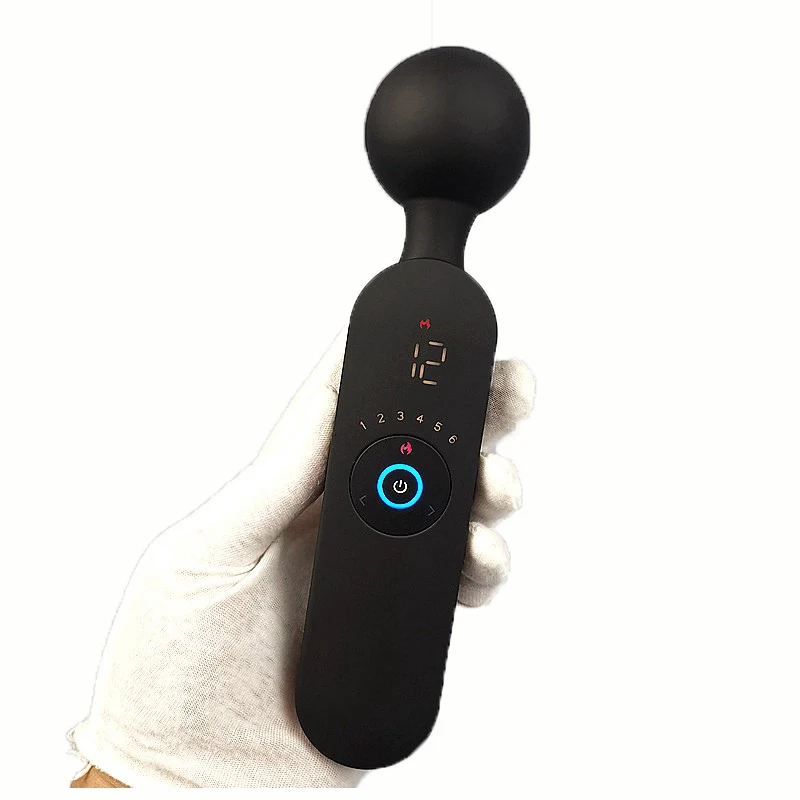 

Portable Heating Chest Massage Instrument Hand-held Electric Vibration Massager