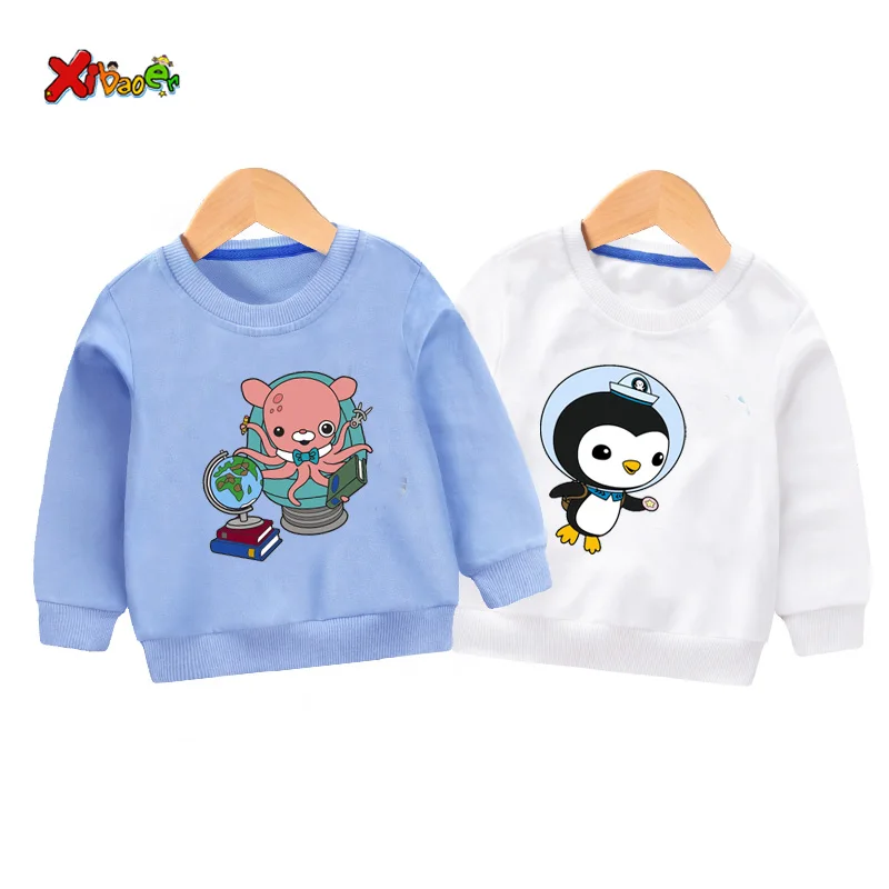 2019 уличная одежда Детская толстовка для маленьких мальчиков белая хлопковая с