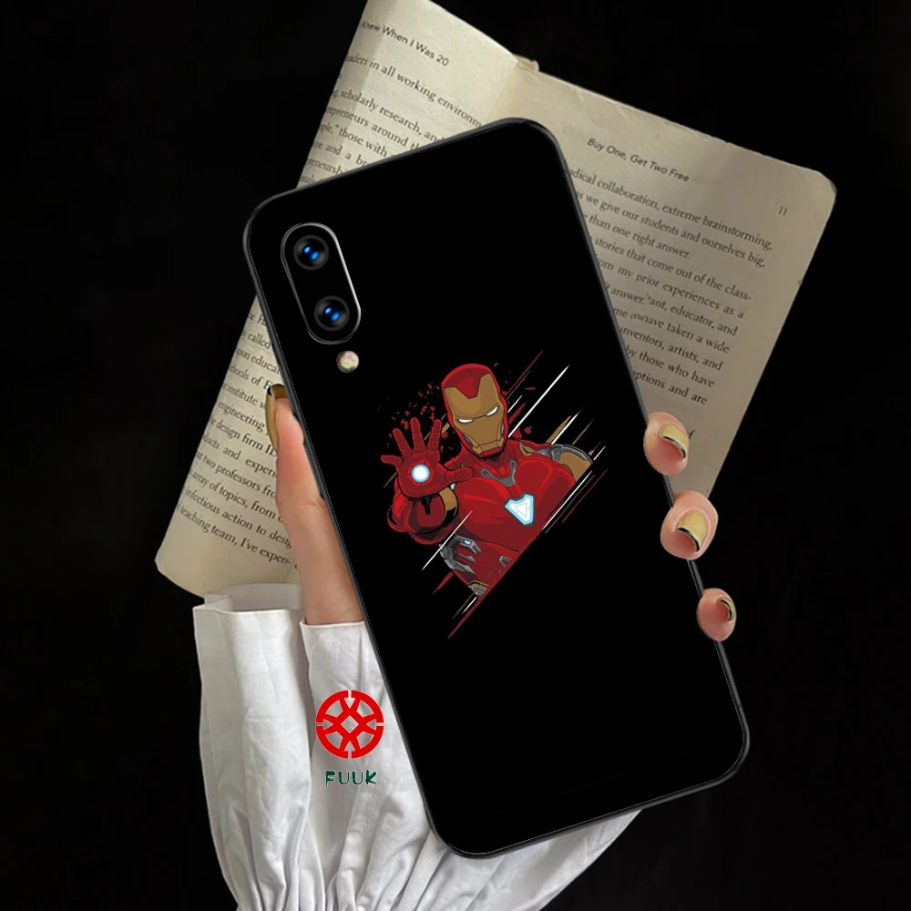 

Marvels Iron Man Precise hole Phone case For Huawei Honor 6 7 8 9 10 10i 20 A C X Lite Pro Play Soft Back Cover