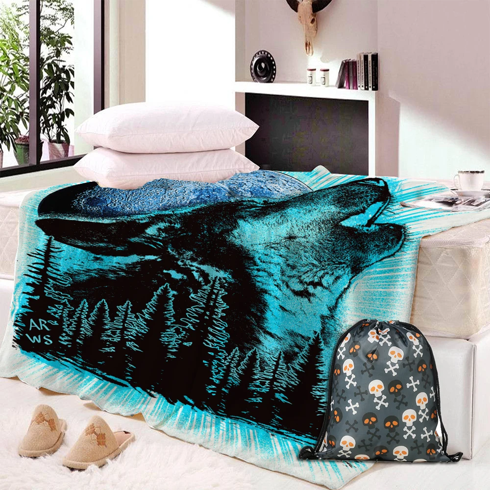 3D искусственное плюшевое покрывало для кровати дивана благородное Флисовое