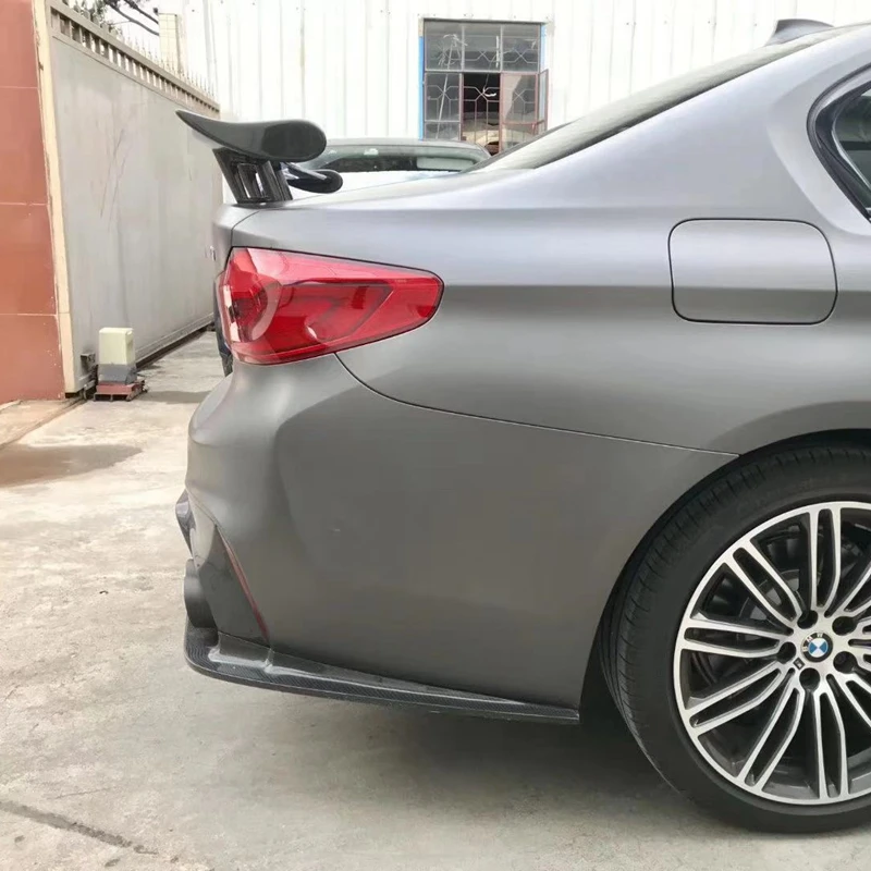 

Car styling carbon fiber modified spoiler tail flaps lip wing decoration suitable for BMW M1 M3 M4 M5 M6 F10 F30 G30 GT spoiler