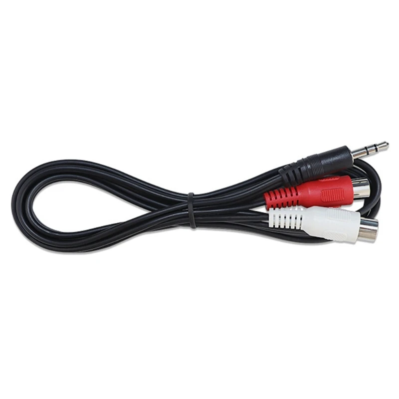 

Stereo Cable 3.5mm 1 Male to 2 RCA Female - Headphone Jack to RCA Computer MP3 Stereo X37A
