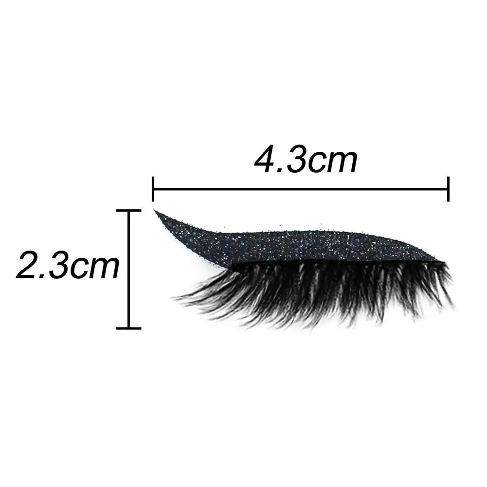 

8 Stickers Eyeliner And Eyelash Stickers Reusable Eyeliner Double Eyelid And Black Eyeliner Stickers Makeup Tool