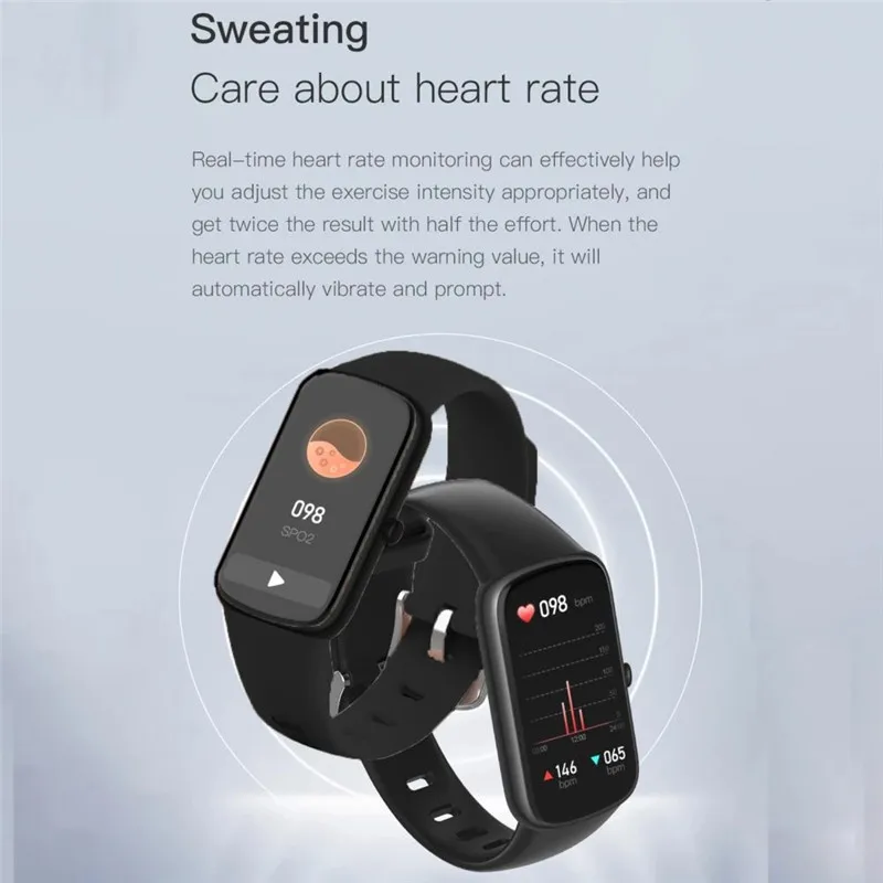 C11 Smart Wristbands IP67 Waterproof Heart Rate Blood Pressure Oxygen Monitor Fitness Bracelet for Android IOS Phone | Электроника