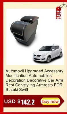 Automovil Модернизированный аксессуар модификация декорация для автомобилей декоративный автомобиль Подлокотник автомобиля-Стайлинг подлокотники для Suzuki Swift