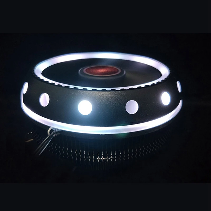 Кулер Coolmoon для процессора радиатор постоянного тока 12 В 3Pin с Цветной подсветкой