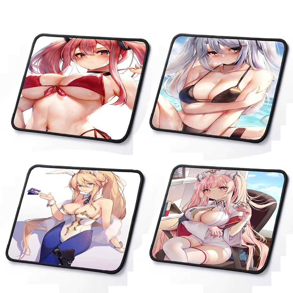 Коврик для мыши Милая большая грудь японская сексуальная девушка персона 3D