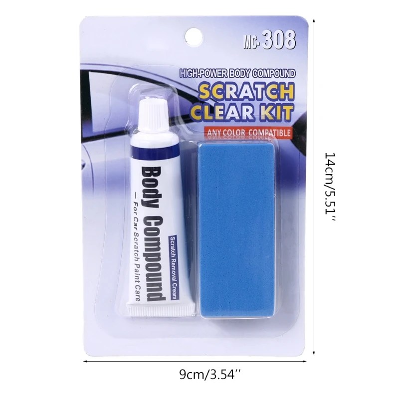 

Car Body Grinding Compound Wax Scratch Reapir Paint Care Wax Auto Polishing Paste Car Cleaning Tool Car Styling w Sponge