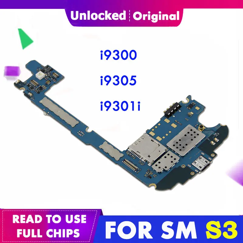 Для Samsung S3 оригинальная материнская плата I9300 I9305 I9301i с полным чипом ОС Android