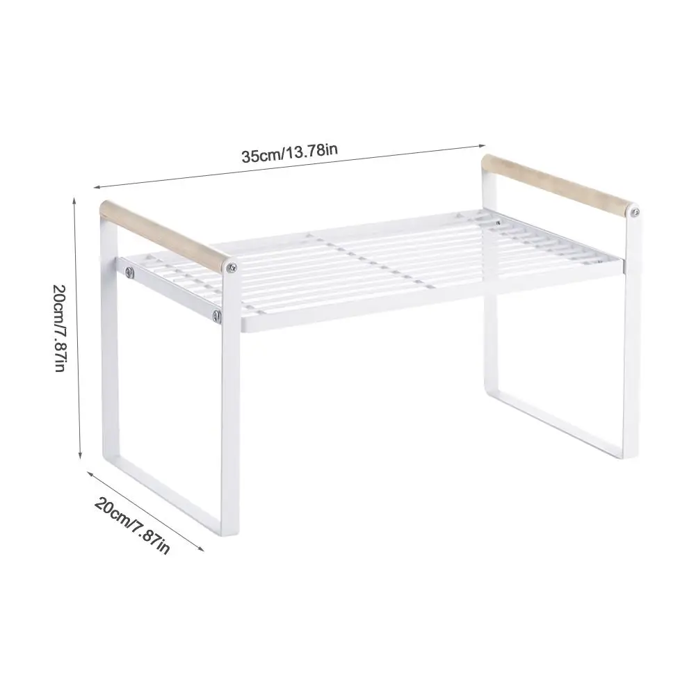 Стеллаж для хранения кухонная подставка полка органайзер 2 уровня столешница