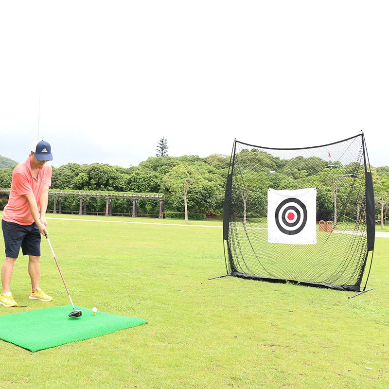 

Multifunctional strike net with target target cloth practice net outdoor golf training net catch net