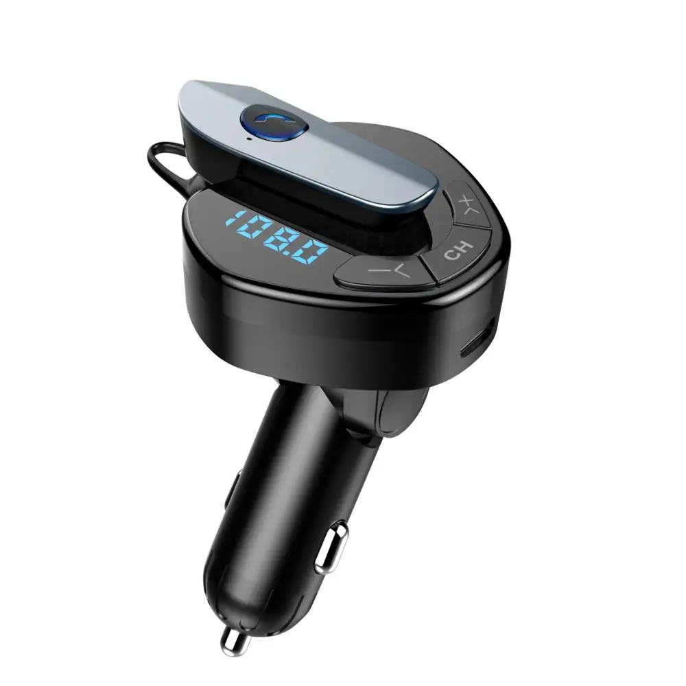 Cden fm передатчик Автомобильный MP3 плеер Беспроводная bluetooth гарнитура
