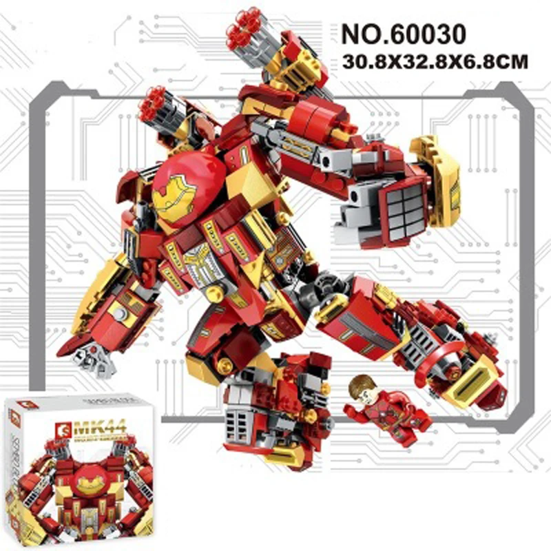 Новый герой стали mecha капитан Конг Робот серии мальчик и детская головоломка блок