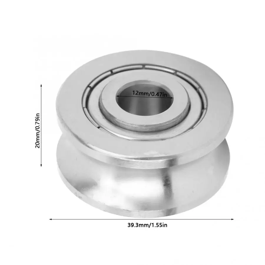 1 шт. направляющий роликовый подшипник из высокоуглеродистой хромовой стали 12x39