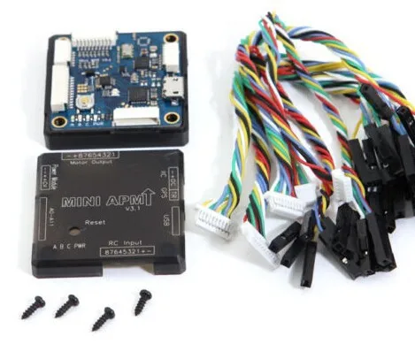 MiniAPM V3.1 Mini ArduPilot Mega 2 6 внешний компас Контроллер полета APM для мультикоптера FPV