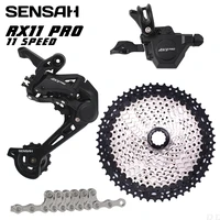 sensah rx 11 pro shifter derailleur 1x11speed for mtb bike mountain bicycle groupset cassette k7 chain deore m4100 m6100 slx new