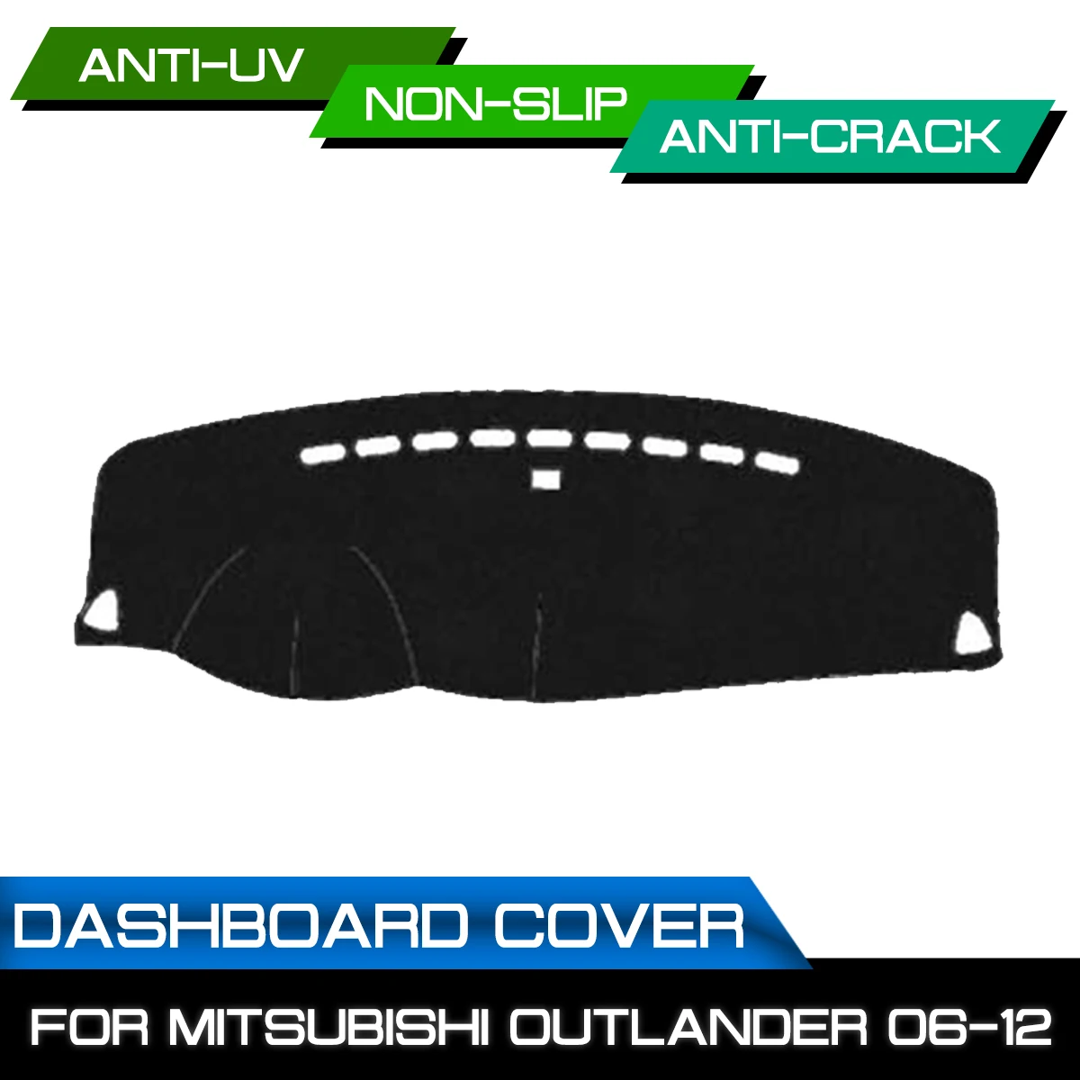 Коврик для приборной панели автомобиля Mitsubishi Outlander 2006 2007 2008 2009 2010-2012