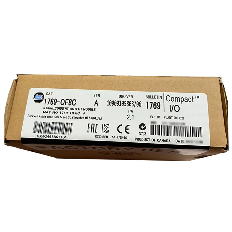 

Brand New Original Packaging Product 1 year warranty 1769-OF8C