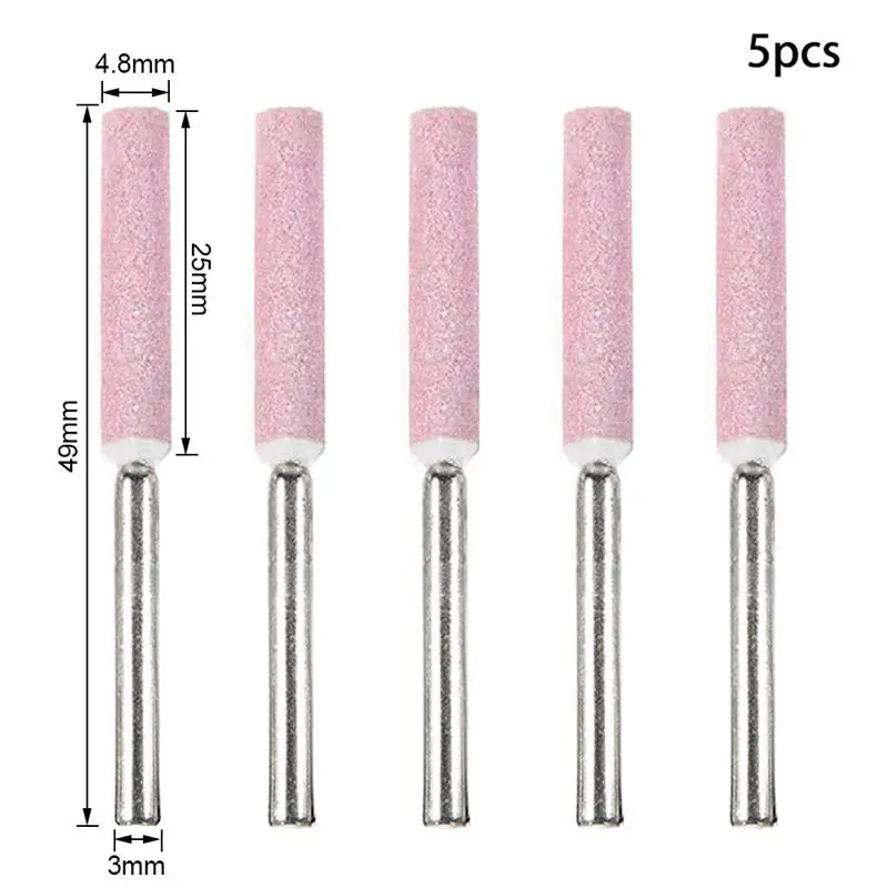 5 шт. цилиндрическая заточка с алмазным покрытием 4 0 мм точилка для бензопилы
