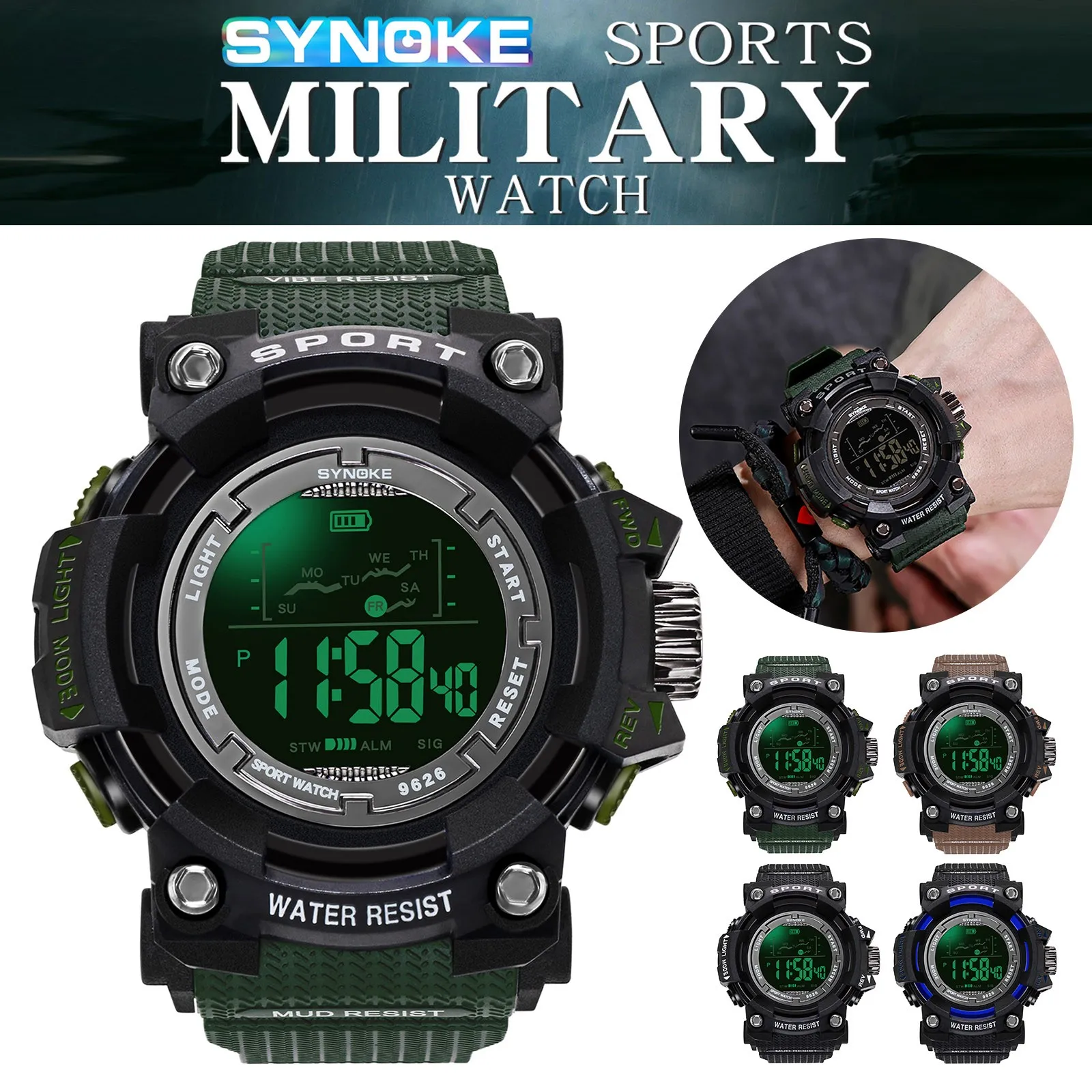

New Sports Men's Digital Smart Watch Multifunctional Waterproof Luminous Watches Reloj Montre Hombre MontreRelogio Masculino