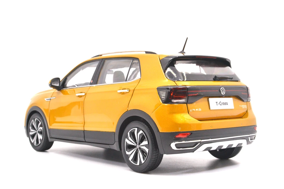 1/18 1:18 1 18 масштаб VW T-Cross 2019 золото статическое моделирование литье под давлением