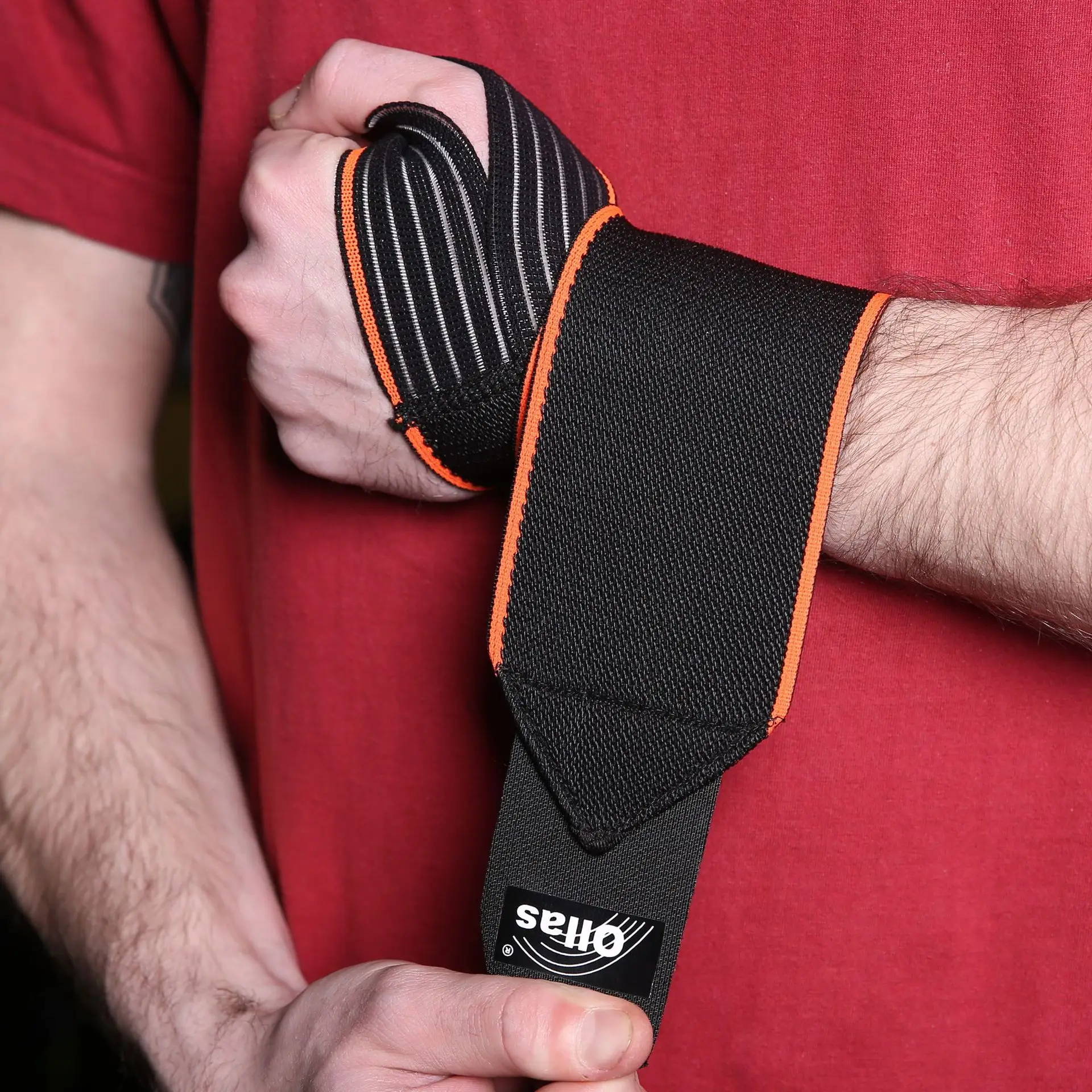 

Sports Wrist 1 Pair Weightlifting Support Strap Wraps Training Hand Bands Fitness Safety Breathable For Powerlifting Gym
