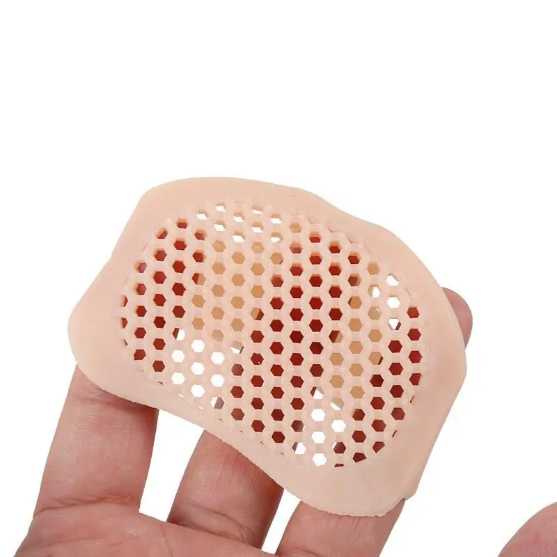 

Silicone Gel Insoles Forefoot Pad Toe Separator Insoles Hallux Valgus Corrector Cushion Pedicure Sock Pain Relief Foot Care Tool