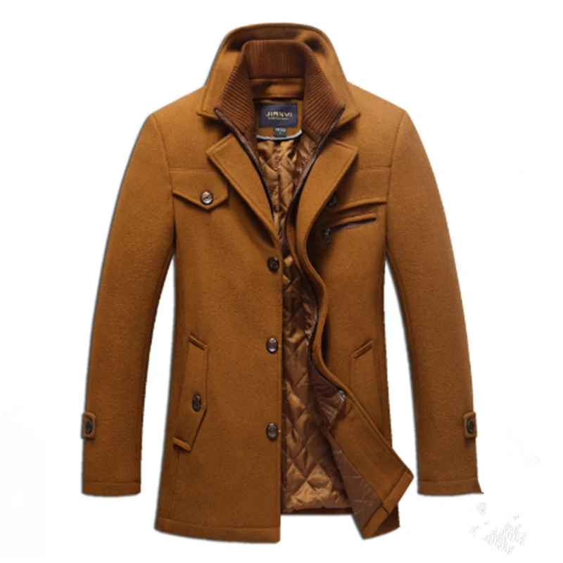 Мужские шерстяные пальто куртки деловая повседневная одежда Casaco Sobretudo Jaqueta Homem