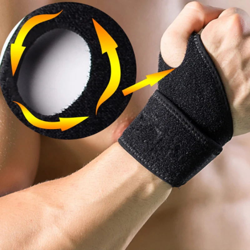 

1Pcs Adjustable Sport Wristband Wrist Brace Wrist Support Strap Wrist Wrap Splint Fractures Carpal Tunnel Sport Sprain