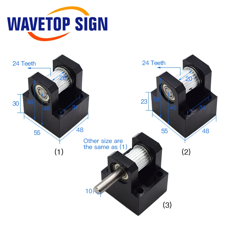 WaveTopSign CO2 лазерная резка металла Запчасти передачи лазерный набор для всей