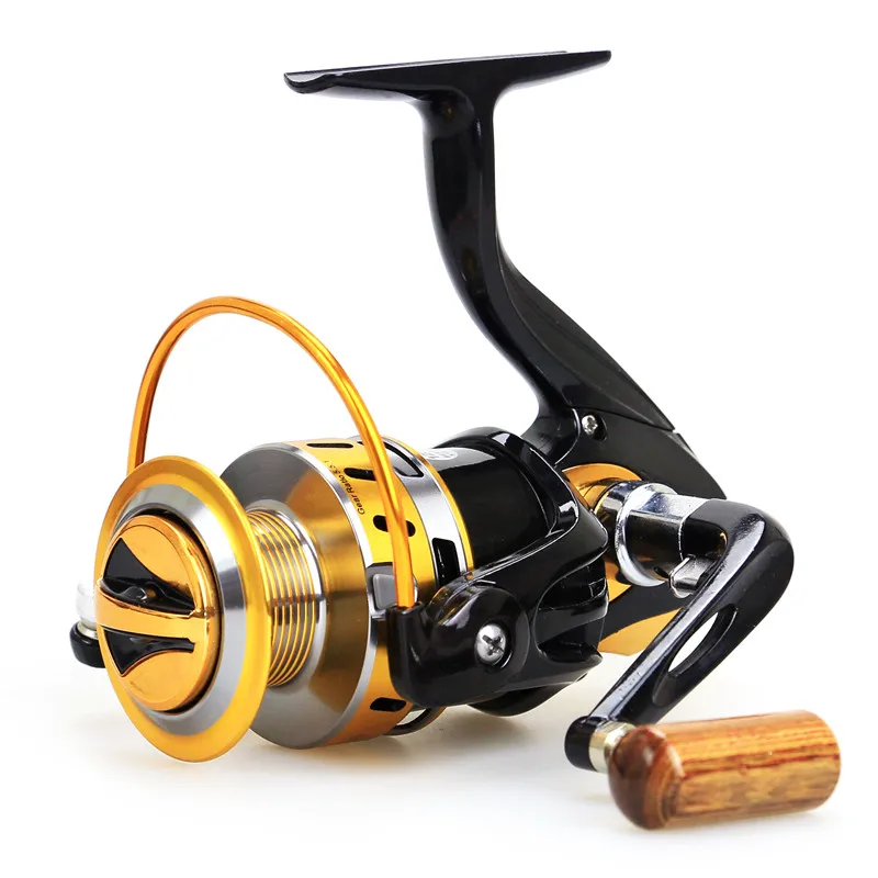 

12 Bearing Balls Spinning reel fishing reel 2000-7000 series 5.5:1 spinning reel casting fishing reel metal folding rocker