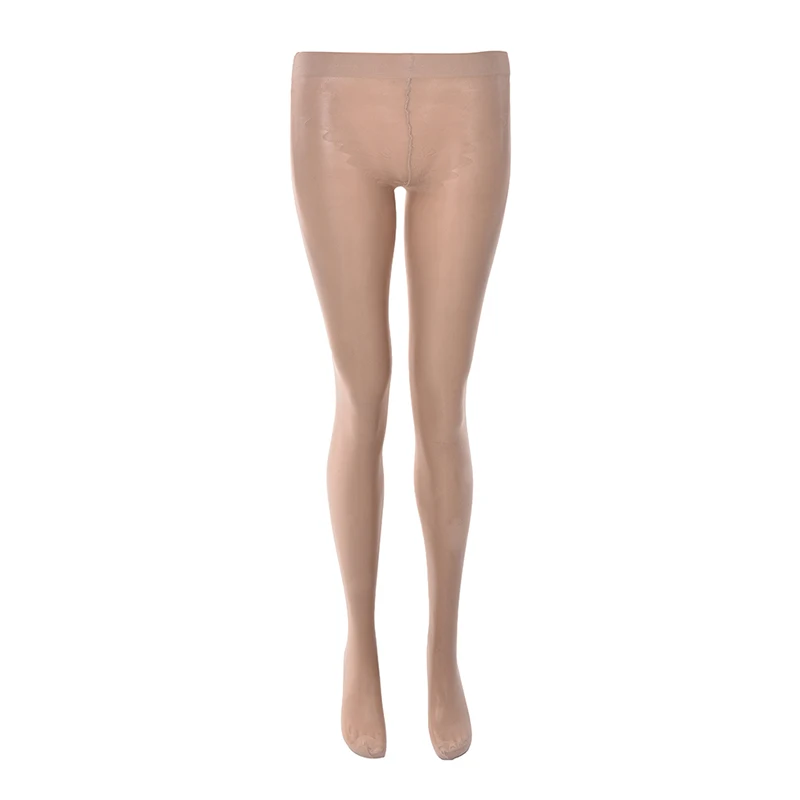Дешевые 15 D тонкие прозрачные масляные блестящие колготки с высокой талией