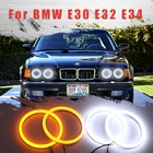 Светодиодный SMD хлопковый светильник Switchback Angel Eye Halo Ring DRL Kit для BMW E30 E32 E34