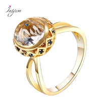 new arrival fashion aquamarine rings 925 silver jewelry ring for women men golden color vintage fine jewelry ring gift whloesale