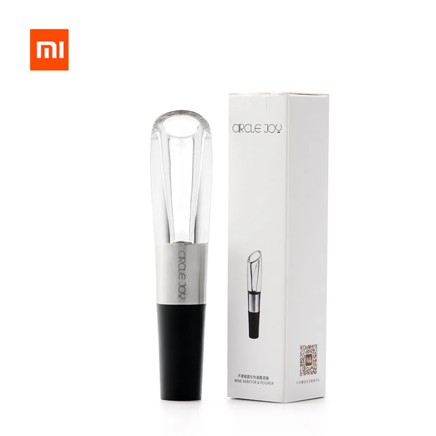 

XIAOMI Mijia CIRCLE JOY Stainless Steel Fast Decanter red Wine Decanter Variety of Wine Bottles Xmas christmas gift